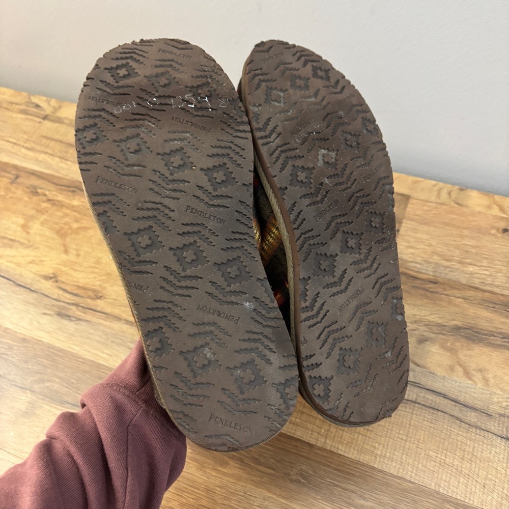 Pendleton Wool Shearling Couch Cruiser Slippers A… - image 6